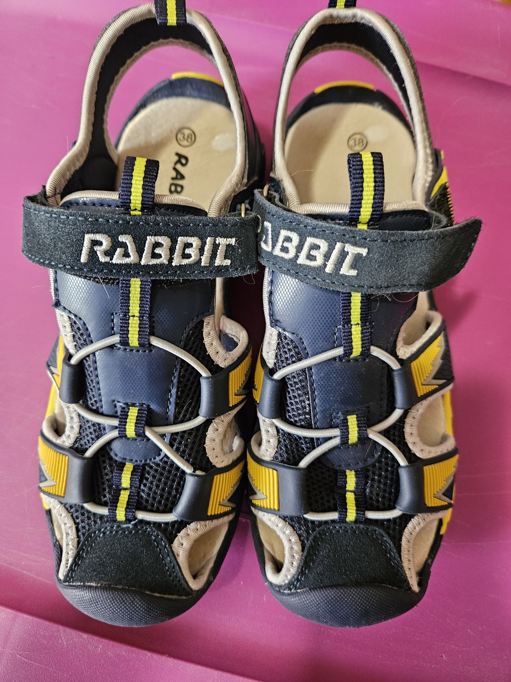 Rabbit Navy and Yellow Women's Sport Sandals Water Shoes